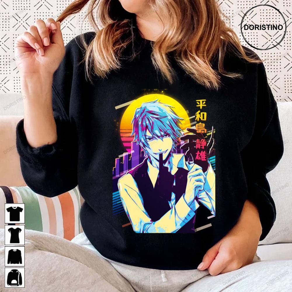 Retro Shizuo Durarara Limited Edition T shirts